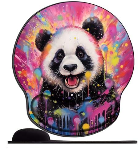 3D Mauspad Mousepad mit Memory-Schaum-Handauflage Ergonomisch Mauspad mit Handgelenkauflage,Arbeitsschmerzlinderung -Bunter Abstrakter Graffiti-Panda 3D Mauspad Mousepad mit Memory-Schaum-Handauflage Ergonomisch Mauspad mit Handgelenkauflage,Arbeitsschmerzlinderung -Bunter Abstrakter Graffiti-Panda von PPTRTYQT