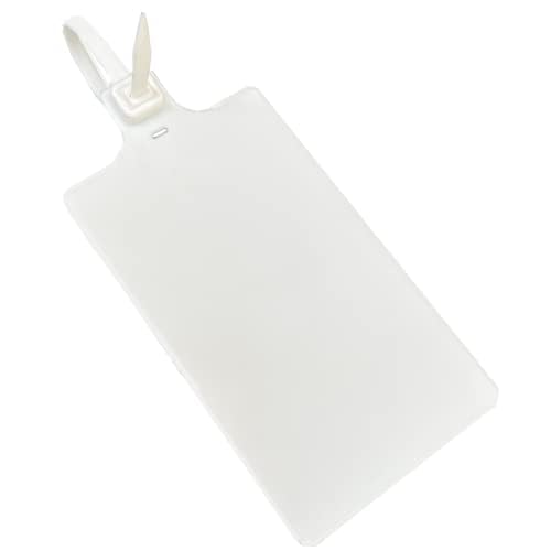Blanko-Etiketten, wasserdicht, Kunststoff, zum Beschriften von Markern, Krawatten, große Etiketten, Reißverschluss, Sicherheitssiegel, 5,7 x 8,9 cm, Weiß, 200 Stück Blanko-Etiketten, wasserdicht, Kunststoff, zum Beschriften von Markern, Krawatten, große Etiketten, Reißverschluss, Sicherheitssiegel, 5,7 x 8,9 cm, Weiß, 200 Stück von PPYQQ