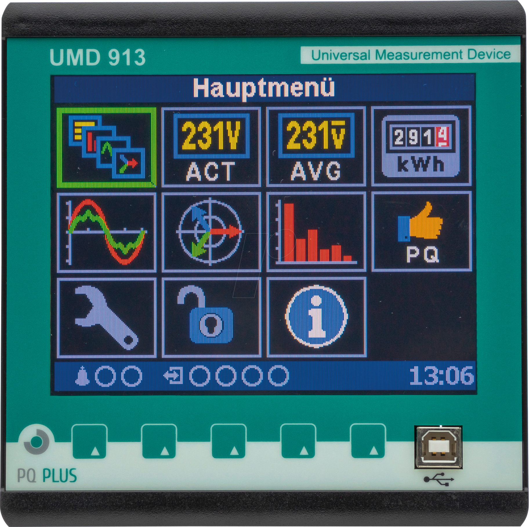 PQPLUS UMD913 - LCD-Universalmessgerät UMD 913 von PQ-PLUS