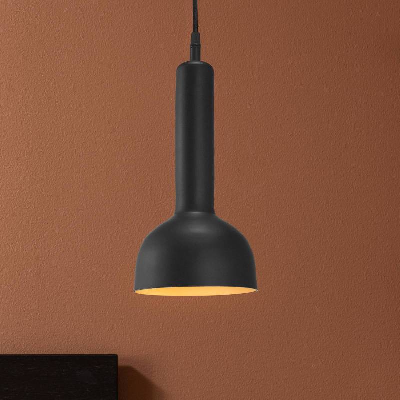 PR Home Hängelampe Bainbridge schwarz Ø 15 cm Metall Stecker von PR Home
