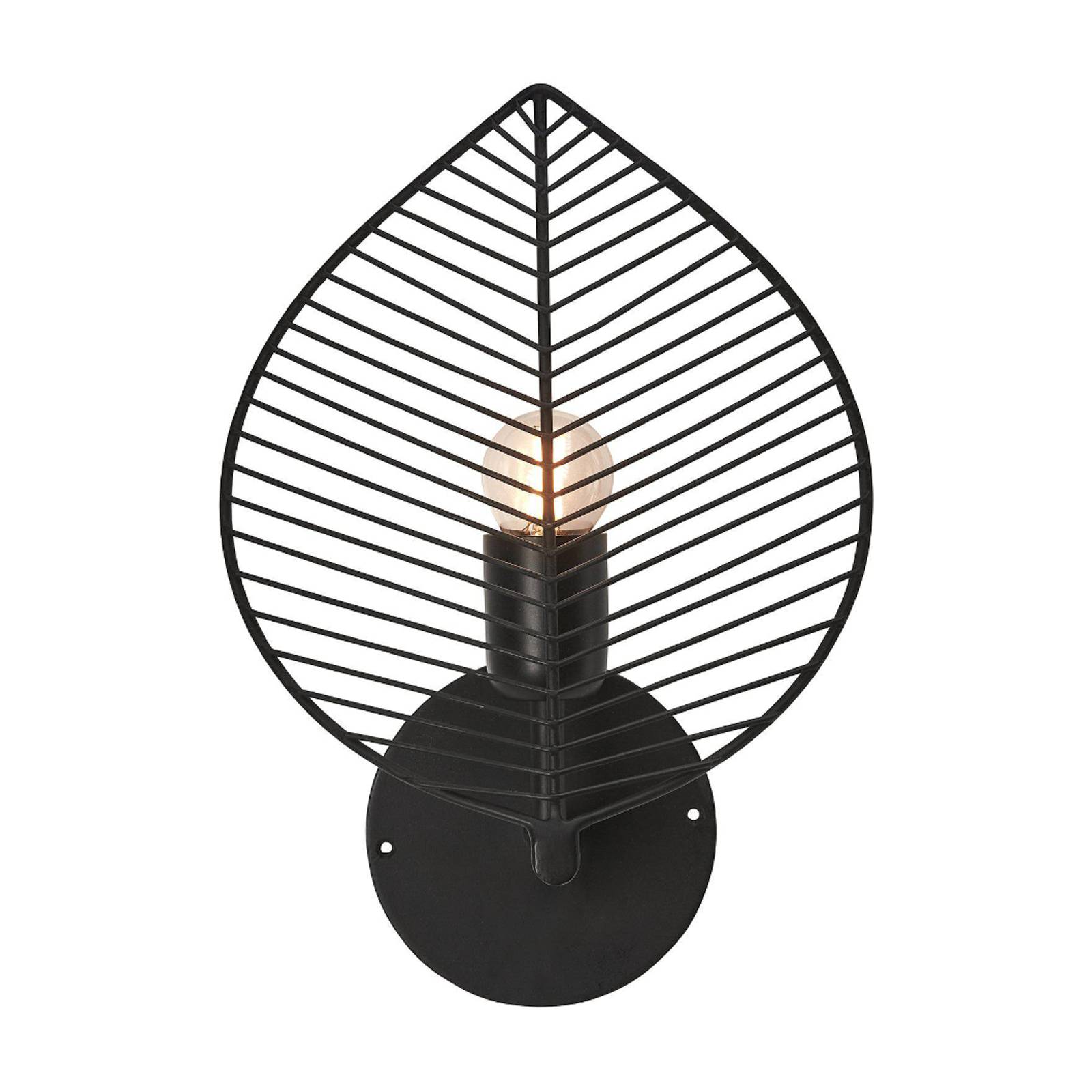 PR Home Elm Wandleuchte mit Stecker, schwarz PR Home Elm Wandleuchte mit Stecker, schwarz von PR Home