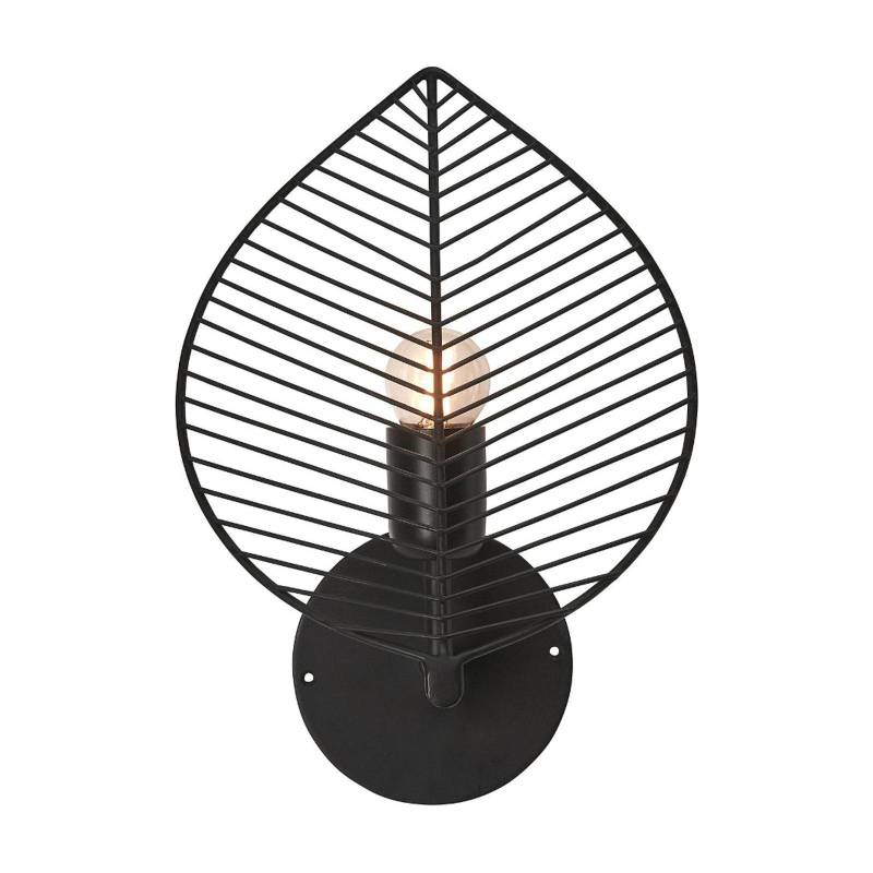 PR Home Elm Wandleuchte mit Stecker, schwarz von PR Home