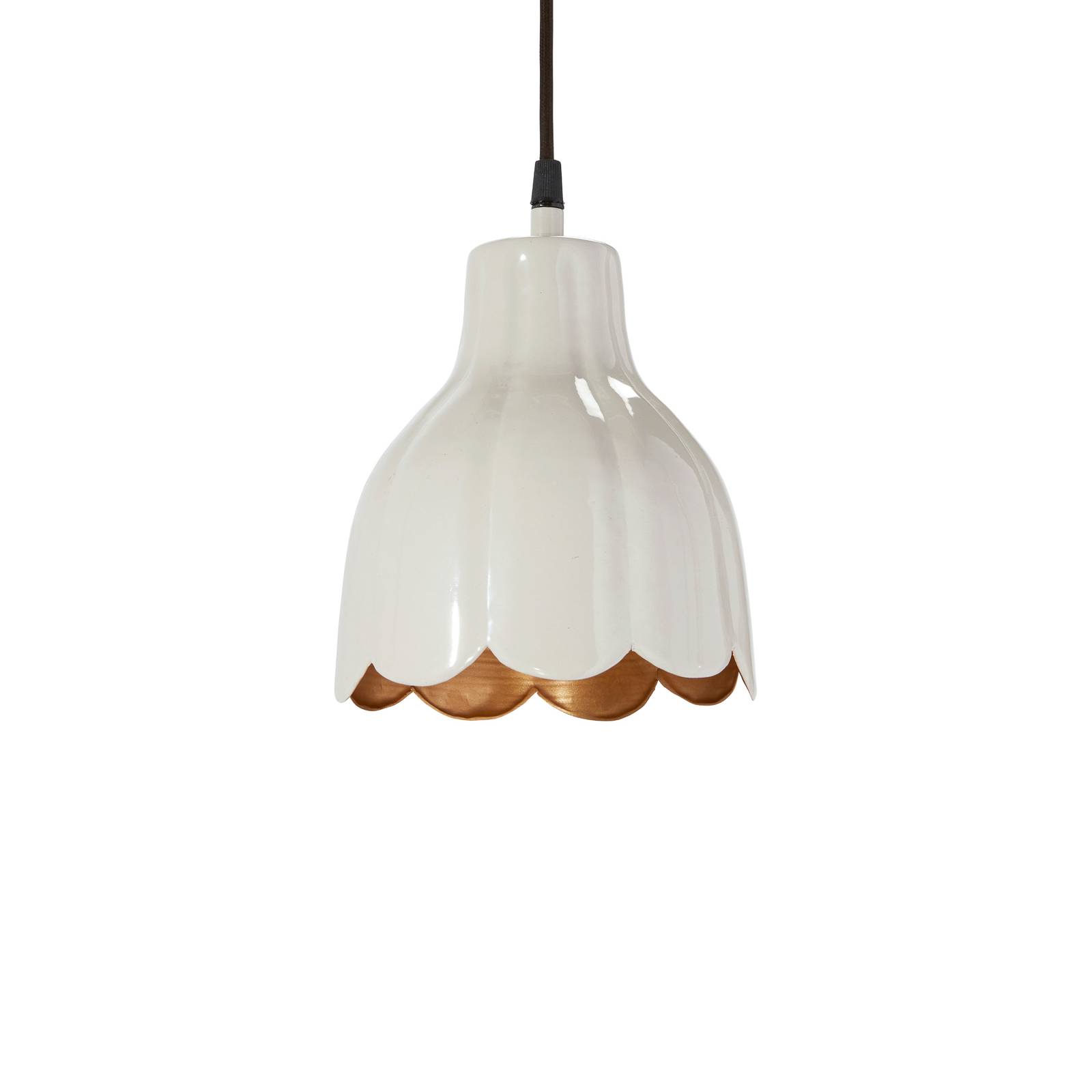 PR Home Tulippa Hängelampe Ø 17 cm, beige, Stecker von PR Home