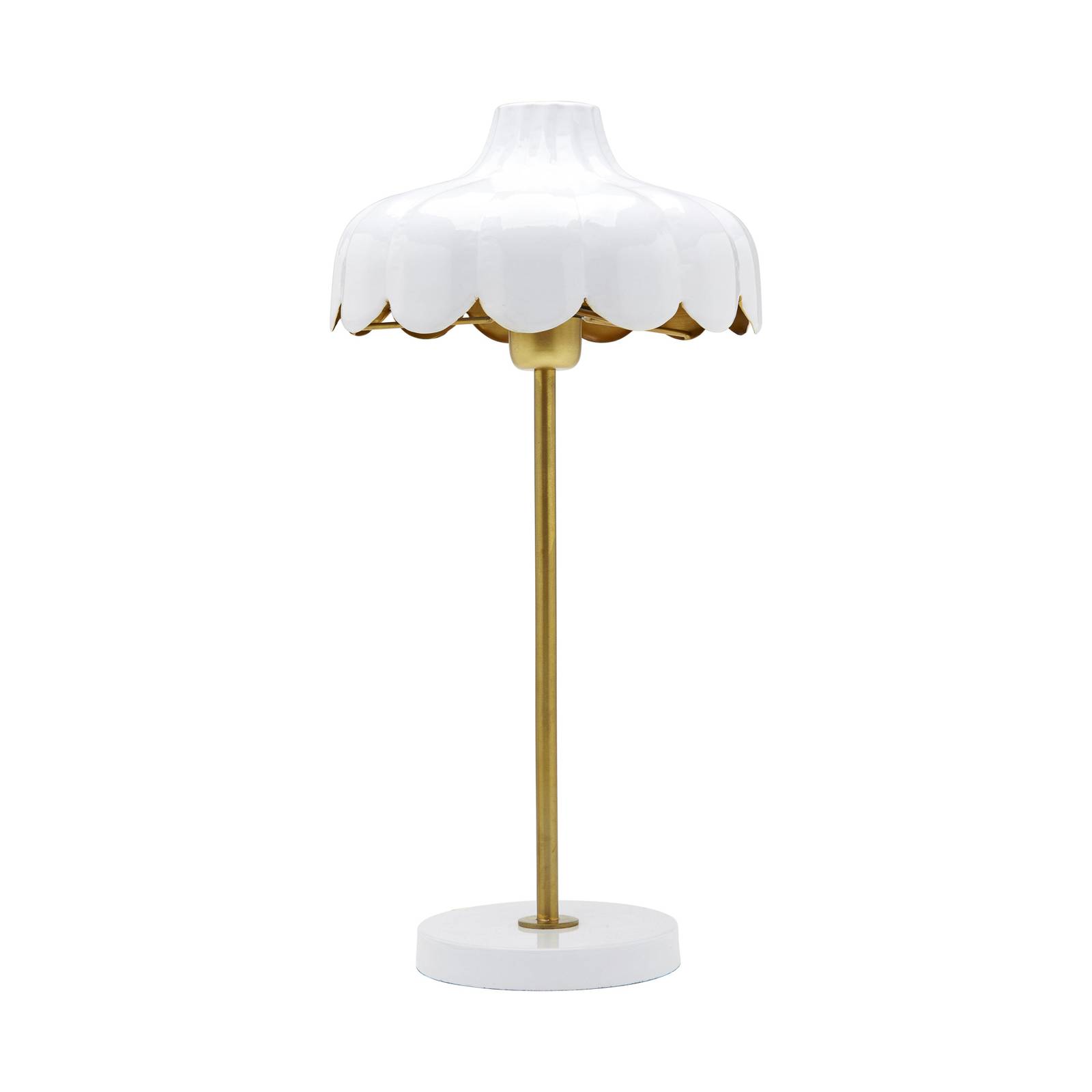 PR Home Wells Tischlampe weiß/gold von PR Home