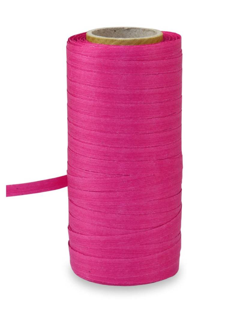 PRÄSENT Baumwollbänder 5 mm x 100 m pink von PRÄSENT