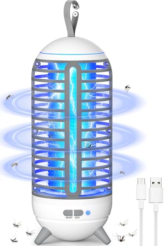 Insektenvernichter Elektrisch, 2500mAh Mückenlampe Campinglampe 2 IN 1, Mückenfalle USB Wiederaufladbare Fliegenfalle Tragbare Mückenschutz IP68 für Outdoor/Innen/Außen/Gärten Insektenvernichter Elektrisch, 2500mAh Mückenlampe Campinglampe 2 IN 1, Mückenfalle USB Wiederaufladbare Fliegenfalle Tragbare Mückenschutz IP68 für Outdoor/Innen/Außen/Gärten von PRANITE
