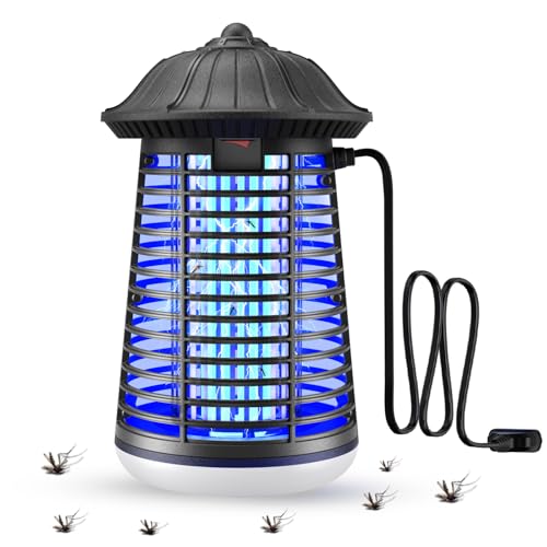 Mückenlampe, 20W 4200V Insektenvernichter Elektrisch mit LED Lampe, Fliegenfalle IP68 Impermeabile Mückenschutz Mückenabwehr Indoor Outdoor für Mücken, Fliegen, Fruchtfliegen, Motte Mückenlampe, 20W 4200V Insektenvernichter Elektrisch mit LED Lampe, Fliegenfalle IP68 Impermeabile Mückenschutz Mückenabwehr Indoor Outdoor für Mücken, Fliegen, Fruchtfliegen, Motte von PRANITE