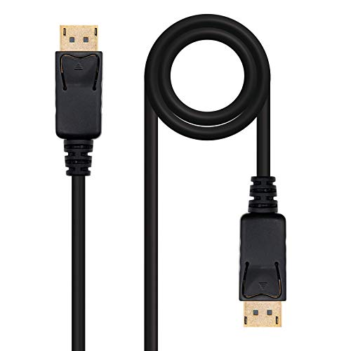 2 m NANOKABEL-DISPLAYPORT DP/M-DP/M DISPLAYPORT KABEL: Verbinden Sie sich mit höchster Bild- und Tonqualität. Ideal für Gaming und Präsentationen, reibungslose und störungsfreie Datenübertragung. von PRENDELUZ