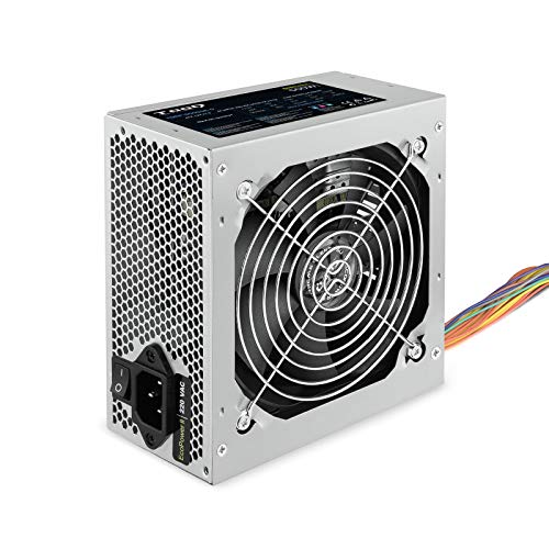 ATX-Netzteil 500 W TOOQ TQEP-500SSE OEM: sorgt für Effizienz und hohe Leistung. Langlebiges und optimiertes Design, ideal für Gamer und Enthusiasten, die Stabilität in ihrem Team suchen. von PRENDELUZ