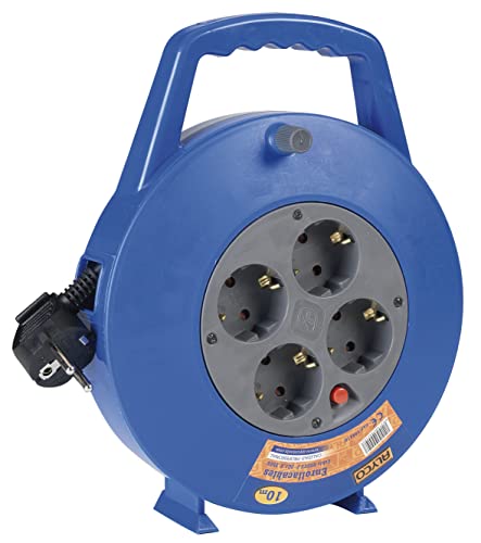 Aufrollbar, 15 m, H05VV-F 3G1.0, Flexibles und vielseitiges Stromkabel, ideal für elektrische Verbindungen und den Einsatz in temporären Installationen. Aufrollbar, 15 m, H05VV-F 3G1.0, Flexibles und vielseitiges Stromkabel, ideal für elektrische Verbindungen und den Einsatz in temporären Installationen. von PRENDELUZ
