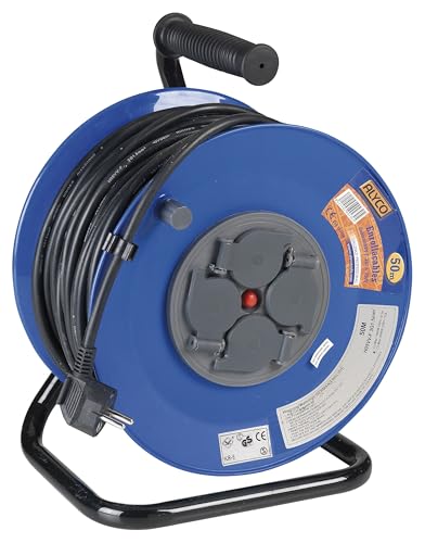 Aufrollbar 50 m H05VV-F 3G1.5 mit Deckel, flexibel und robust, ideal für den Innen- und Außenbereich, zum Anschluss elektrischer Geräte. Aufrollbar 50 m H05VV-F 3G1.5 mit Deckel, flexibel und robust, ideal für den Innen- und Außenbereich, zum Anschluss elektrischer Geräte. von PRENDELUZ