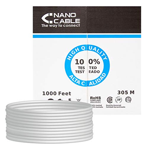 Cat.5e UTP Netzwerkkabel starr AWG24 305m Ideal für stabile Verbindungen in Ethernet-Netzwerken und Datenübertragung Cat.5e UTP Netzwerkkabel starr AWG24 305m Ideal für stabile Verbindungen in Ethernet-Netzwerken und Datenübertragung von PRENDELUZ