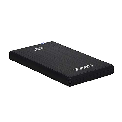 Externes Gehäuse 6,3 cm (2,5 Zoll) SATA 9,5 mm USB 3.0, schwarz, ideal zum Speichern und Übertragen von Daten von Festplatten und SSDs. von PRENDELUZ