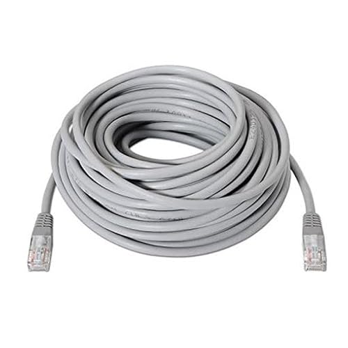 Netzwerkkabel, RJ45, Cat.5e, UTP, AWG24, 10 m, Grau von PRENDELUZ