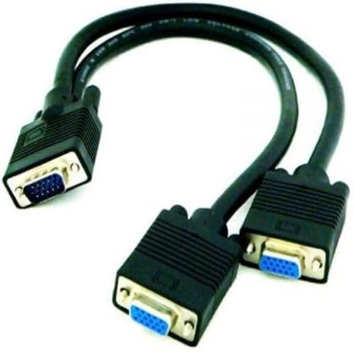 PRENDELUZ 45 cm SVGA HDB15/M zu 2xHDB15/H Splitterkabel – verbindet mehrere Monitore, ideal für Präsentationen und Multitasking-Umgebungen. PRENDELUZ 45 cm SVGA HDB15/M zu 2xHDB15/H Splitterkabel – verbindet mehrere Monitore, ideal für Präsentationen und Multitasking-Umgebungen. von PRENDELUZ