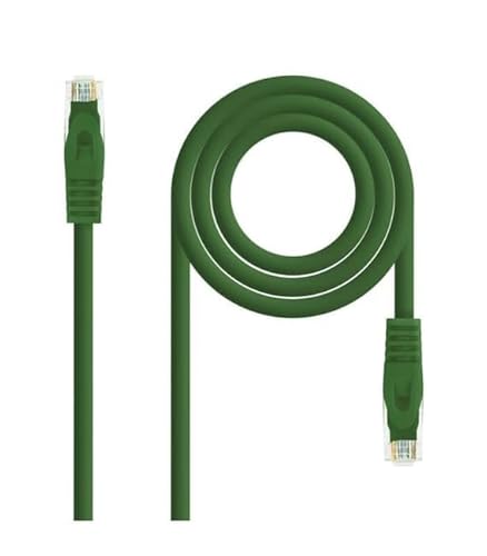 PRENDELUZ Cat.6A AWG 24 UTP Netzwerkkabel, 1,0 m, LSZH, Grün, ideal für Hochgeschwindigkeitsverbindungen und Datenübertragung im Netzwerk. von PRENDELUZ