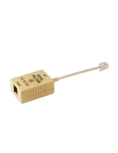 PRENDELUZ Einzelner ADSL-Filter (RJ11-M/H-Mikrofilter) – Cat 5e Verkabelung von PRENDELUZ