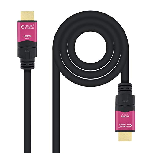 PRENDELUZ HDMI 2.0 Kabel, 4K@60Hz, A/A-A/M Repeater, schwarz, 15m, ideal für den Anschluss von High-Definition-Geräten und Video-Streaming. PRENDELUZ HDMI 2.0 Kabel, 4K@60Hz, A/A-A/M Repeater, schwarz, 15m, ideal für den Anschluss von High-Definition-Geräten und Video-Streaming. von PRENDELUZ