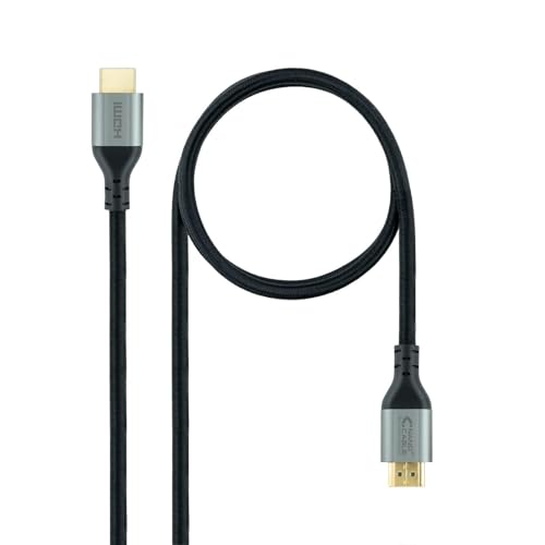 PRENDELUZ HDMI 2.1 Ultra HS Zertifiziertes Kabel 1m Schwarz Ideal für High Definition Gaming und Multimedia-Geräteanschluss PRENDELUZ HDMI 2.1 Ultra HS Zertifiziertes Kabel 1m Schwarz Ideal für High Definition Gaming und Multimedia-Geräteanschluss von PRENDELUZ
