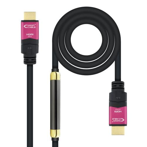 PRENDELUZ HDMI-Kabel V2.0, 4K, 60 Hz, hohe Geschwindigkeit/HEC, Repeater, A/A-/M, 25 m, Nanokabel PRENDELUZ HDMI-Kabel V2.0, 4K, 60 Hz, hohe Geschwindigkeit/HEC, Repeater, A/A-/M, 25 m, Nanokabel von PRENDELUZ