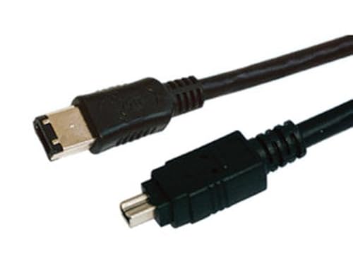 PRENDELUZ IEEE 1394 6P Stecker auf IEEE 1394 Adapter, hohe Übertragungsgeschwindigkeit, ideal zum Anschluss von Audio- und Videogeräten. von PRENDELUZ