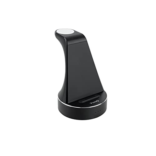 PRENDELUZ Kabellose Ladestation für Smartwatch und Smartphone, kompatibel mit Schnellladung, kompaktes und funktionales Design, ideal zum Aufladen von Geräten. von PRENDELUZ