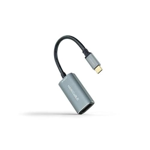 PRENDELUZ Konverter USB-C auf DP 8K, 0,15 m, Aluminium, Nanokabel PRENDELUZ Konverter USB-C auf DP 8K, 0,15 m, Aluminium, Nanokabel von PRENDELUZ