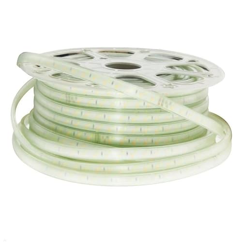 PRENDELUZ LED-Streifen, 220 V, SMD 2835, 14,4 W/m, 50 m, CCT, ideal für dekorative und Umgebungsbeleuchtung im Innenbereich. von PRENDELUZ