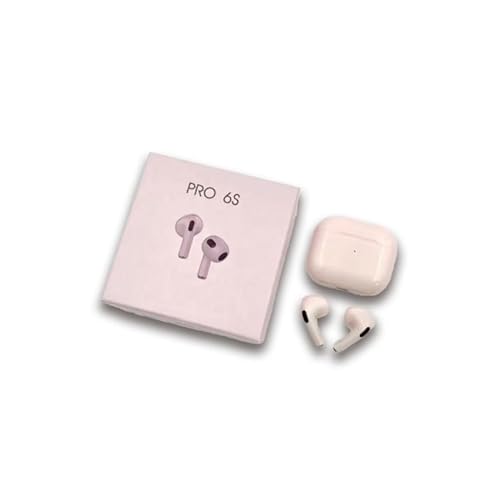 PRENDELUZ Rosa Bluetooth-Kopfhörer, True Wireless, kabelloses Ladegerät von PRENDELUZ