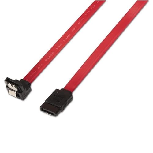 PRENDELUZ SATA-Datenkabel, 0,5 m, mit Verankerungen, ideal für interne Verbindungen von Festplatten und SSD an Computern. von PRENDELUZ