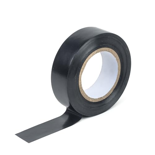PRENDELUZ Schwarzes PVC-Isolierband, 20 m x 25 mm, Mehrzweck von PRENDELUZ