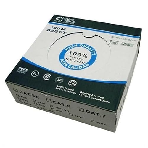 PRENDELUZ Starkes Cat.6 FTP Netzwerkkabel AWG24, 100 m, ideal für Hochgeschwindigkeitsverbindungen und Datenübertragung in Netzwerken und Arbeitsbereichen. PRENDELUZ Starkes Cat.6 FTP Netzwerkkabel AWG24, 100 m, ideal für Hochgeschwindigkeitsverbindungen und Datenübertragung in Netzwerken und Arbeitsbereichen. von PRENDELUZ