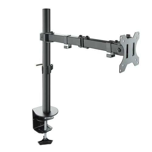 PRENDELUZ Tischhalterung, ideal für 13 bis 32 Zoll (33 bis 81,3 cm) Monitore oder Fernseher. Inklusive Drehfunktion, Schwarz, für Beste Sicht und eine ordentliche Atmosphäre in Ihrem Raum. von PRENDELUZ
