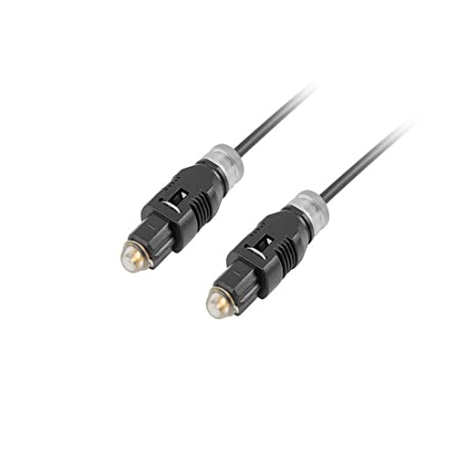 PRENDELUZ Toslink Optisches Digital-Audiokabel, 3 m, Schwarz von PRENDELUZ