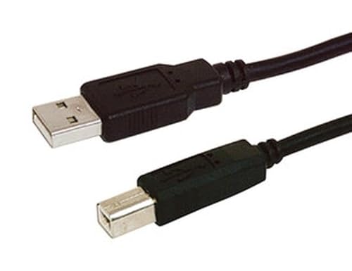 PRENDELUZ USB 2.0 Typ A Stecker auf Typ B Stecker, Datenübertragungskabel, kompatibel mit USB-Geräten, ideal für Drucker und Scanner. PRENDELUZ USB 2.0 Typ A Stecker auf Typ B Stecker, Datenübertragungskabel, kompatibel mit USB-Geräten, ideal für Drucker und Scanner. von PRENDELUZ