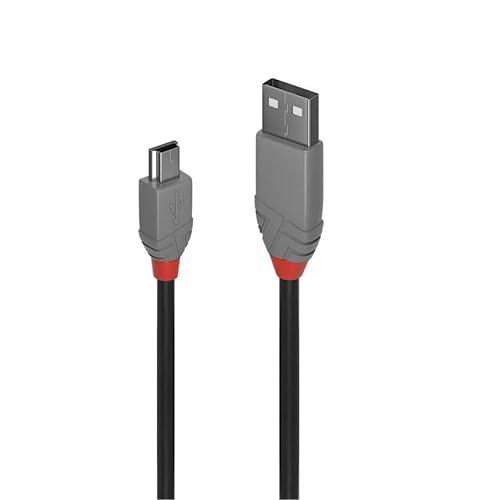 PRENDELUZ USB 2.0 Typ A auf Mini B Kabel, 7,5 m, doppelt geschirmtes Kabel, vergoldete Kontakte von PRENDELUZ