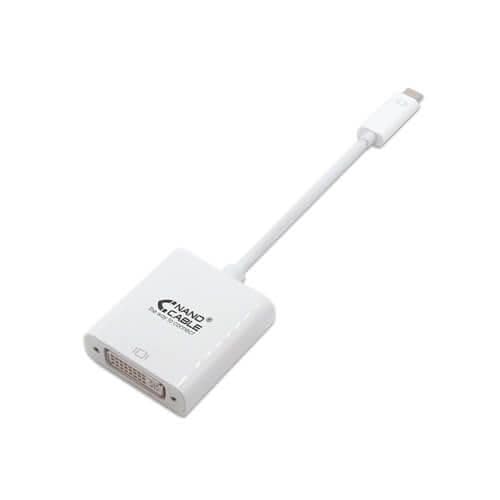 PRENDELUZ USB-C-auf-DVI-D-Konverterkabel, 0,15 m, Weiß PRENDELUZ USB-C-auf-DVI-D-Konverterkabel, 0,15 m, Weiß von PRENDELUZ