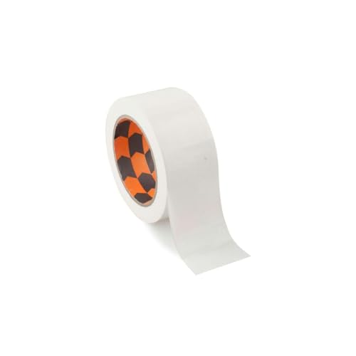 PRENDELUZ Weißes Klebeband, 50 mm x 25 m, Mehrzweck-Klebeband aus verstärktem Stoff, 3-lagig, von Hand zuschneidbar PRENDELUZ Weißes Klebeband, 50 mm x 25 m, Mehrzweck-Klebeband aus verstärktem Stoff, 3-lagig, von Hand zuschneidbar von PRENDELUZ