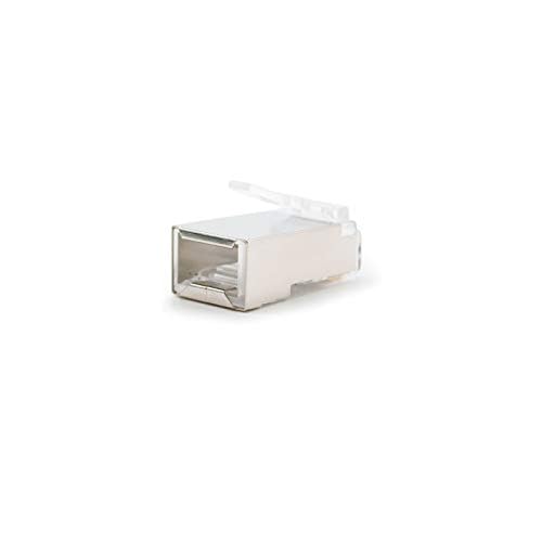 RJ45-Ethernet-Netzwerkkabel, 8 Drähte, Cat.5e FTP, Beutel mit 10 Stück, Metall von PRENDELUZ