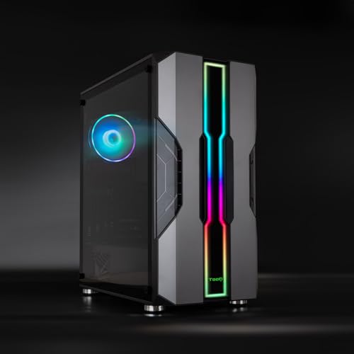 Semiture Gaming-Gehäuse TQGCC103-B 'NIGHTCITY' schwarz TOOQ, mit modernem Design, ARGB-Beleuchtung von 2 x 120 mm und Platz für einen Kühler bis zu 175 mm, ideal für anspruchsvolle Gamer. Semiture Gaming-Gehäuse TQGCC103-B 'NIGHTCITY' schwarz TOOQ, mit modernem Design, ARGB-Beleuchtung von 2 x 120 mm und Platz für einen Kühler bis zu 175 mm, ideal für anspruchsvolle Gamer. von PRENDELUZ