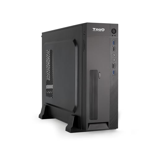 Slim MATX Box, 500 W, Kartenleser, ideal für kompakte Systeme und effiziente Hardware-Montage. von PRENDELUZ