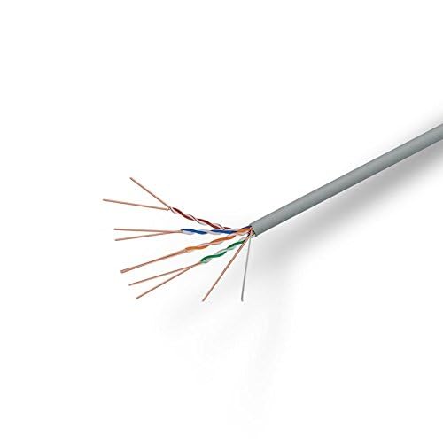 Starres Ethernet-Netzwerkkabel RJ45 Cat.5E FTP AWG24, Grau, Rolle mit 100 m Starres Ethernet-Netzwerkkabel RJ45 Cat.5E FTP AWG24, Grau, Rolle mit 100 m von PRENDELUZ