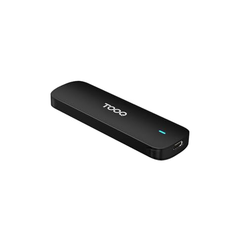 TOOQ M.2 NVMe USB 3.1 Gen 2 externes Gehäuse aus schwarzem Aluminium, ideal für schnelle und sichere Übertragungen. Entwickelt, um Ihre Daten geschützt und zugänglich zu halten. TOOQ M.2 NVMe USB 3.1 Gen 2 externes Gehäuse aus schwarzem Aluminium, ideal für schnelle und sichere Übertragungen. Entwickelt, um Ihre Daten geschützt und zugänglich zu halten. von PRENDELUZ