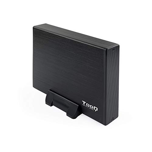 TooQ externes 8,9 cm (3,5 Zoll) SATA-Gehäuse mit USB 3.0-Anschluss, ideal zum schnellen und effizienten Speichern und Zugriff auf Ihre Daten. Stilvolles und funktionales Design. von PRENDELUZ