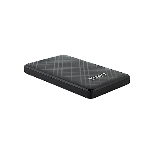 Tooq Externes Gehäuse 6,35 cm (2,5 Zoll) SATA USB 3.1 Gen1, Schwarz von PRENDELUZ