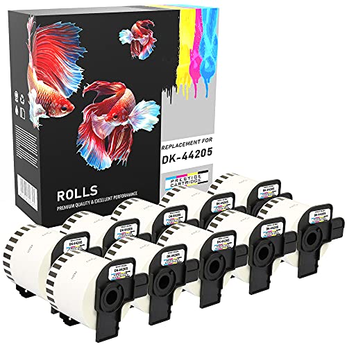 10x Prestige Cartridge kompatibel für DK44205 Endlos-Etiketten mit Trägerspule, wiederablösbar, 62 mm x 30.48 m 10x Prestige Cartridge kompatibel für DK44205 Endlos-Etiketten mit Trägerspule, wiederablösbar, 62 mm x 30.48 m von PRESTIGE CARTRIDGE