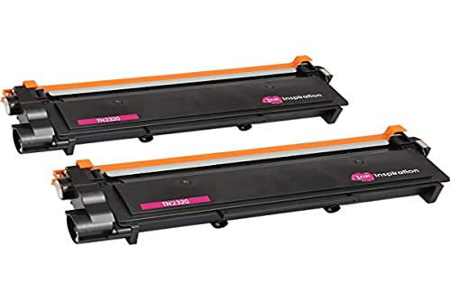 INK INSPIRATION® TN2320 2-er Pack Toner kompatibel für Brother HL-L2300D HL-L2340DW HL-L2360DN HL-L2360DW HL-L2365DW DCP-L2500D DCP-L2520DW DCP-L2540DN DCP-L2560DW MFC-L2700DW MFC-L2720DW MFC-L2740DW von PRESTIGE CARTRIDGE