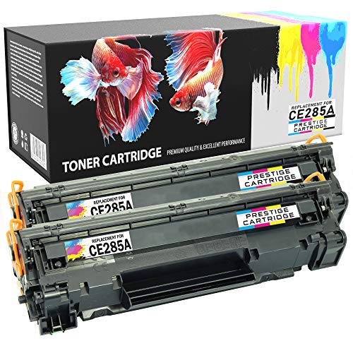 Prestige Cartridge CE285A 2-er Pack Toner kompatibel für HP Laserjet Pro P1102 P1102W M1210 M1210MFP M1212 M1212NF M1213NF M1217NFW M1130 M1132 M1132MFP M1134 M1134MFP M1136 M1136MFP P1100 P1104 von PRESTIGE CARTRIDGE