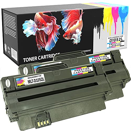 Prestige Cartridge MLT-D1052L 2-er Pack Toner kompatibel für Samsung ML-1910, ML-1915, ML-2525, ML-2525W, ML2540, ML-2545, ML-2580N, SCX-4600, SCX-4600FN, SCX-4623F, SCX-4623FN, SCX-4623FW, SF-650 von PRESTIGE CARTRIDGE