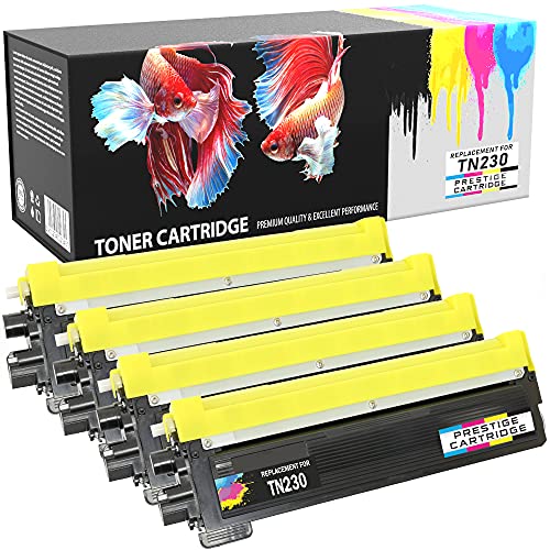 Prestige Cartridge TN-230 4-er Set Toner kompatibel für Brother DCP-9010CN, HL-3040CN, HL-3045CN, HL-3070CN, HL-3070CW, HL-3075CW, MFC-9120CN, MFC-9125CN, MFC-9320CW, MFC-9325CW von PRESTIGE CARTRIDGE